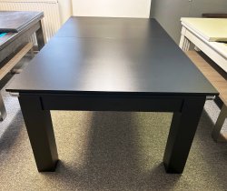 3-4 Week Delivery - Modern Classic Black Pool Dining Table - 6ft or 7ft