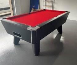 2-4 Week Delivery - 6ft Supreme Winner Black Pool Table