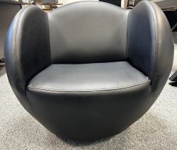 Pool Ball Chair - No.8 Ball Black Chair