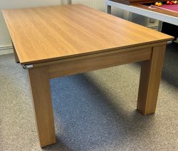 3-4 Week Delivery - Modern Classic Oak Pool Dining Table - 6ft or 7ft