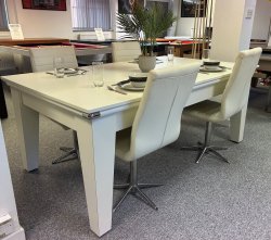 2-4 Week Delivery - Classic White Pool Dining Table - 6ft or 7ft