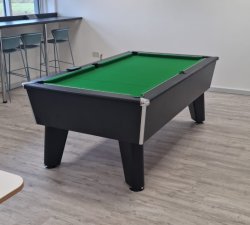 2-4 Week Delivery - 6ft Optima Classic Black Slate Bed Pool Table