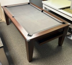 3-4 Week Delivery - Gatley Classic Dark Walnut Pool Dining Table - 6ft or 7ft