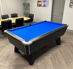 2-4 Week Delivery - 6ft Supreme Winner Black Pool Table