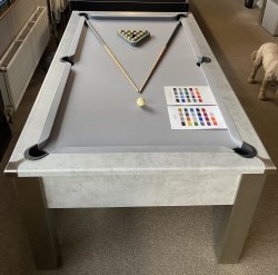 Spirit Tournament Chicago Concrete Pool Table - 6ft or 7ft