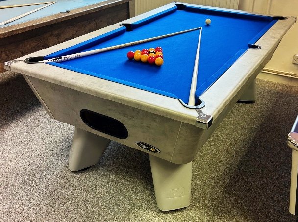  Grey Wolf Slate Bed Pool Table in Urban Grey