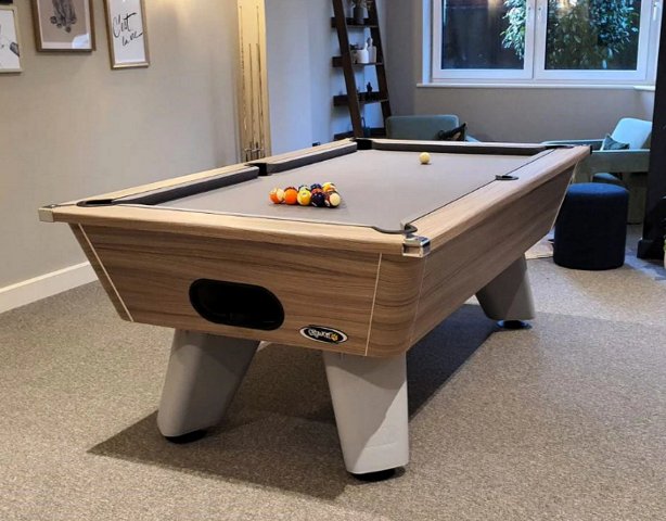 Driftwood Cry Wolf Slate Bed Pool Table