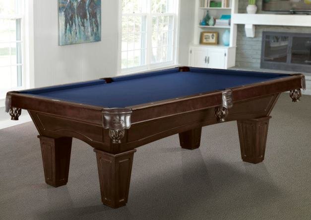 Brunswick Allenton Tapered Leg Espresso Pool Table