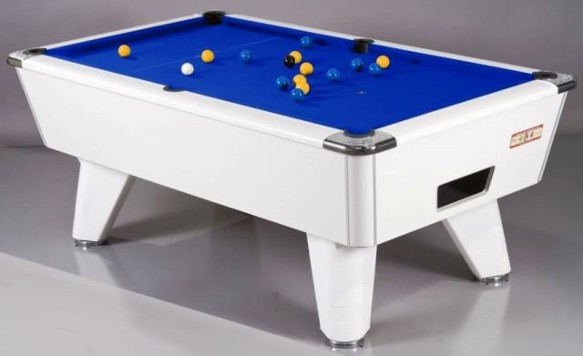 Supreme Winner White Slate Bed Pool Table