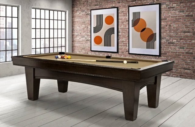 Brunswick Winfield Espresso 8ft American Pool Table