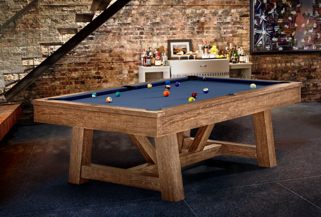 Brunswick Botanic Rustic Brown Pool Table