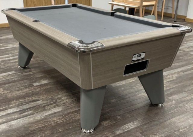 Omega Pro Grey Oak Slate Bed Pool Table